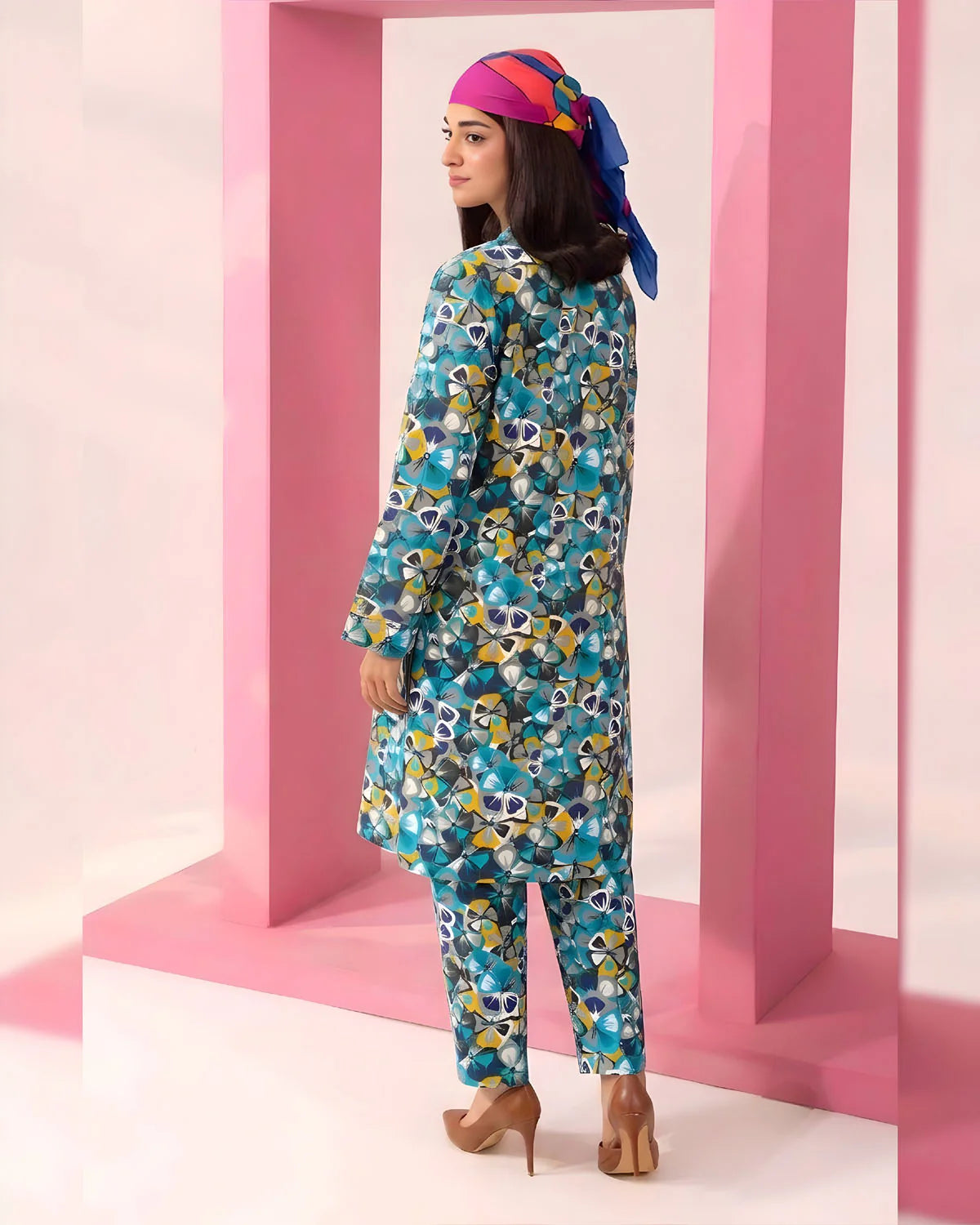 2-PC Print Lawn (Unstitch) 01
