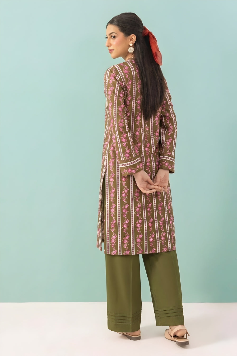 PREMIUM 2PC LAWN BRANDED UNSTITCHED 25