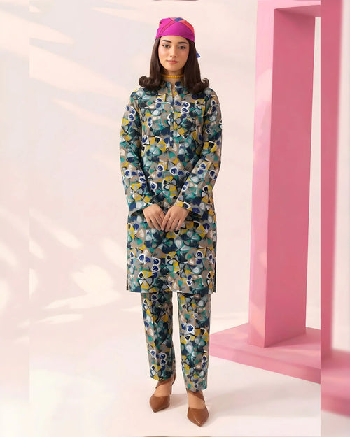 2-PC Print Lawn (Unstitch) 02