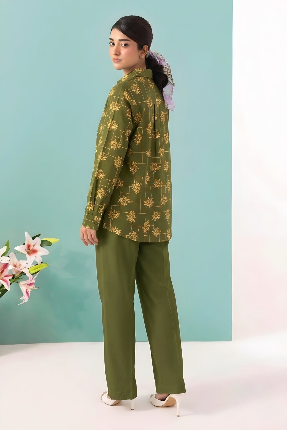 PREMIUM 2PC LAWN BRANDED UNSTITCHED 14
