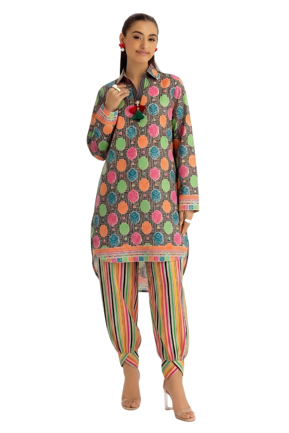 PREMIUM 2PC LAWN BRANDED UNSTITCHED 19