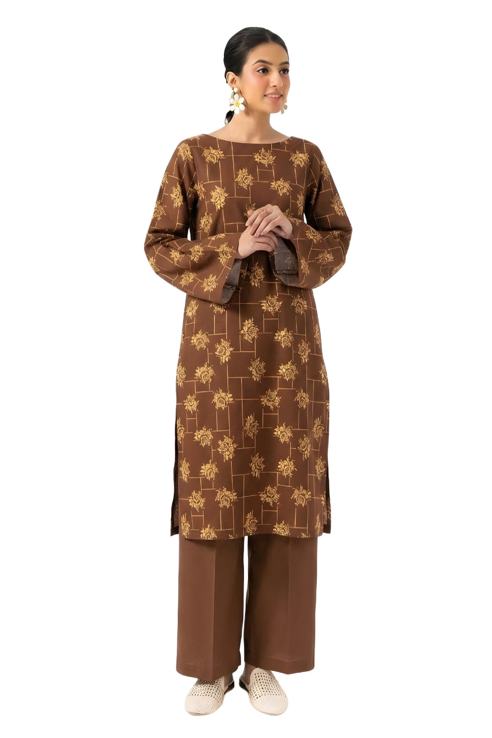 PREMIUM 2PC LAWN BRANDED UNSTITCHED 10