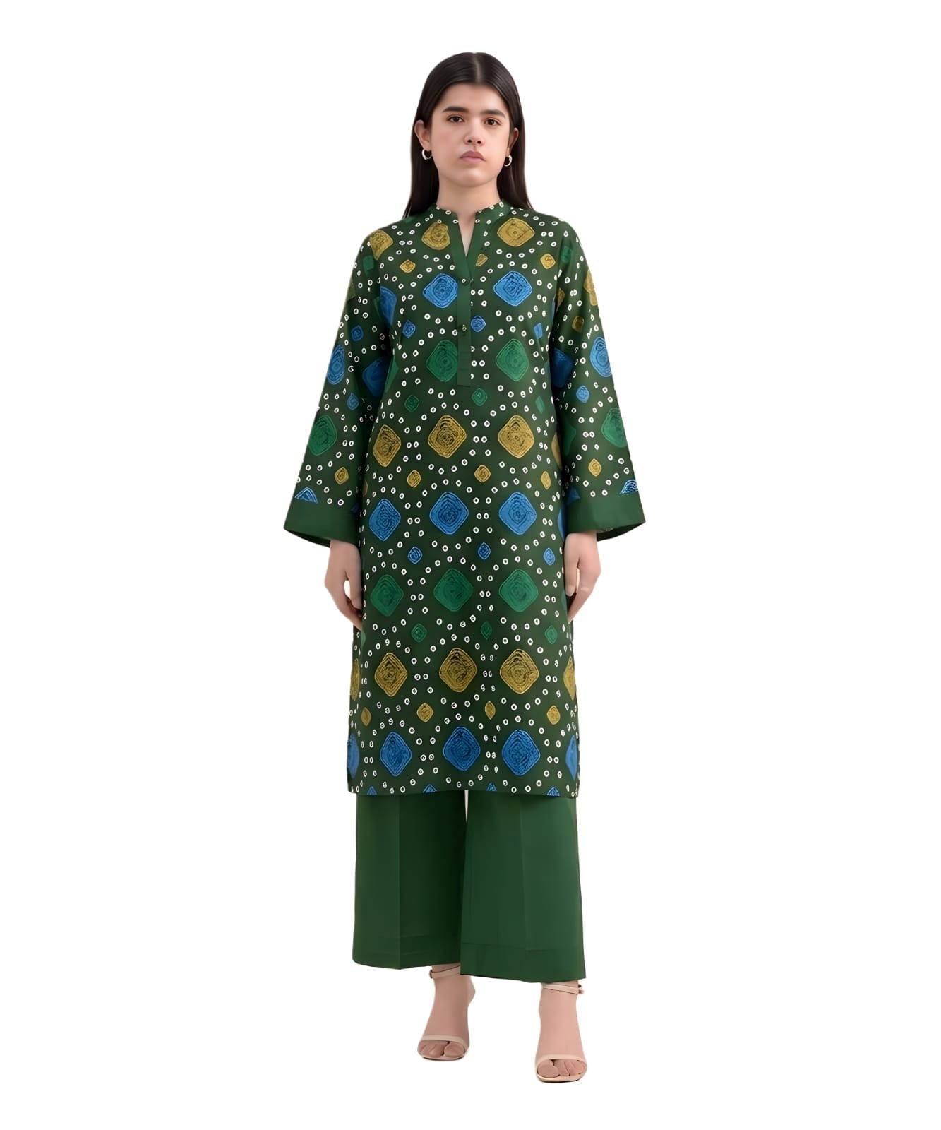 PREMIUM 2PC LAWN BRANDED UNSTITCHED 01