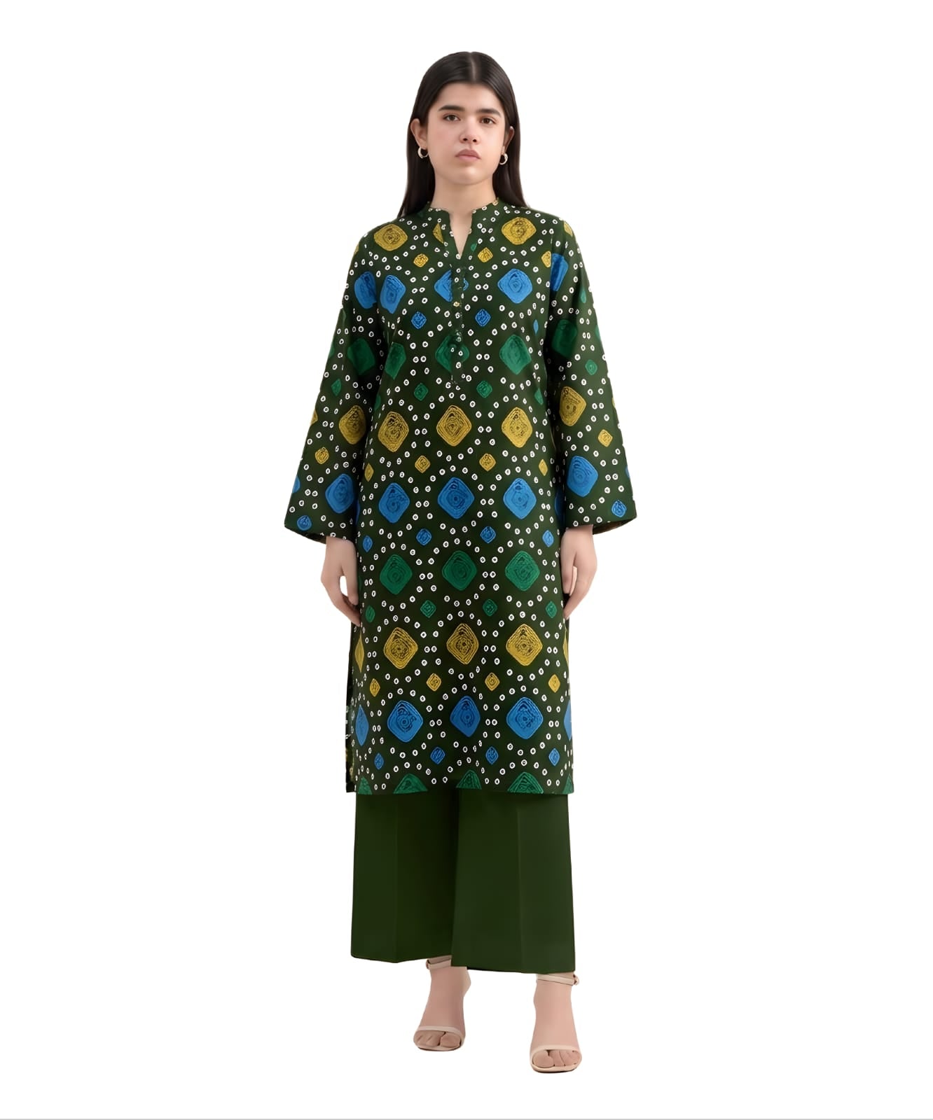 PREMIUM 2PC LAWN BRANDED UNSTITCHED 06