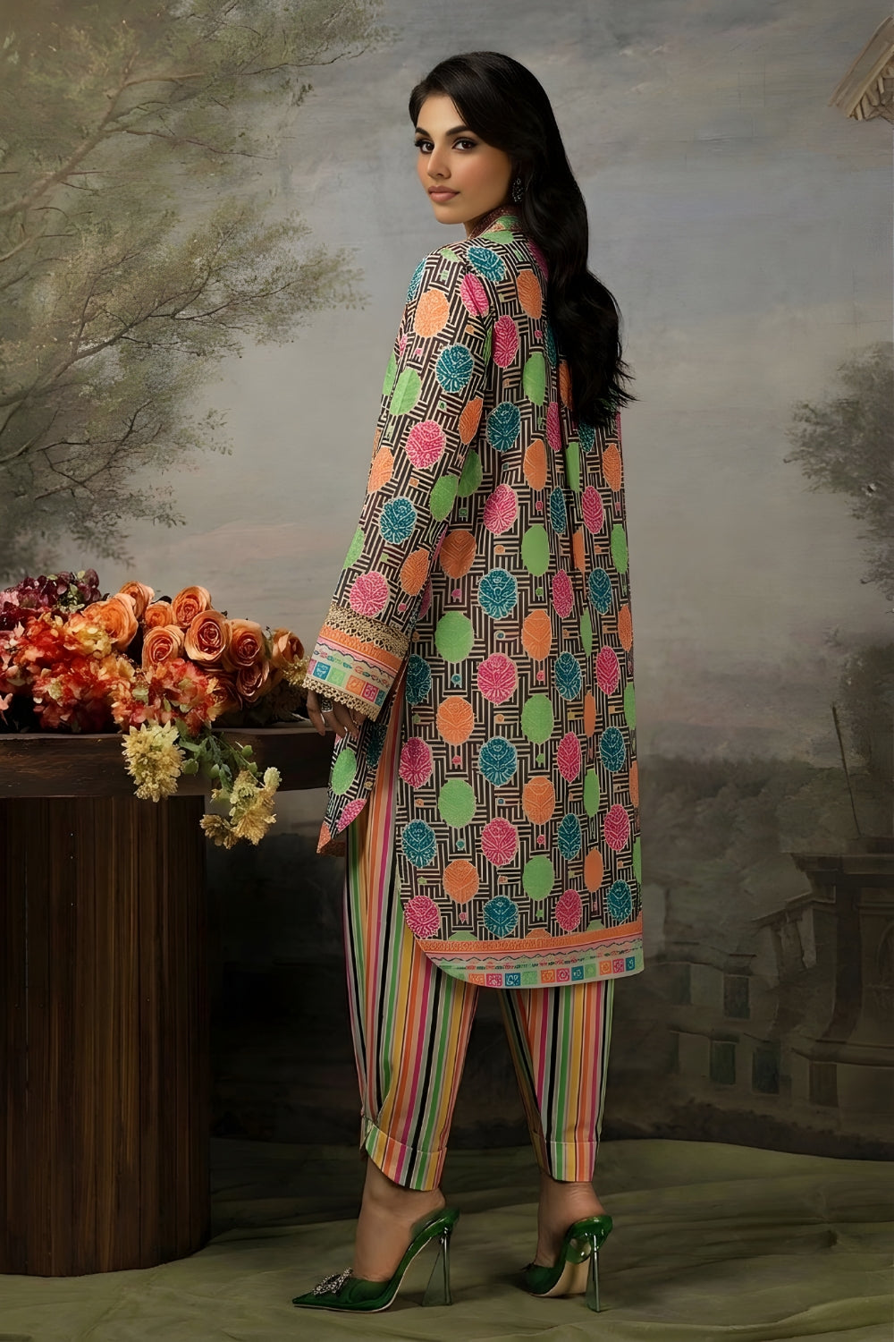 PREMIUM 2PC LAWN BRANDED UNSTITCHED 19