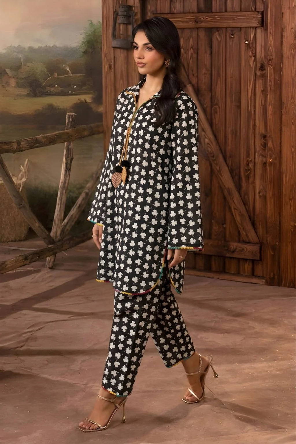 2-PC Print Lawn (Unstitch) 36