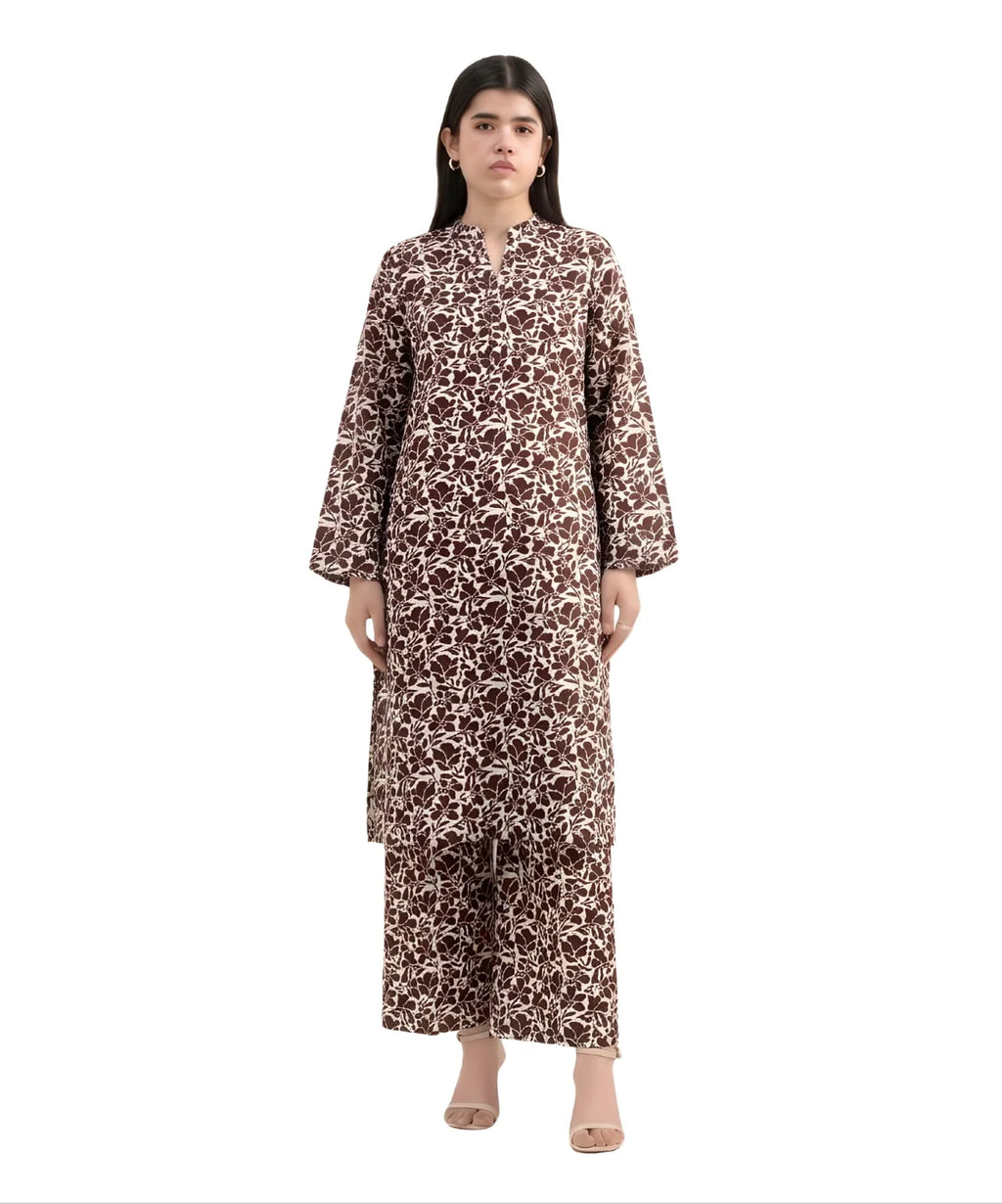 2-PC Print Lawn (Unstitch) 08