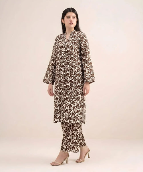 2-PC Print Lawn (Unstitch) 08