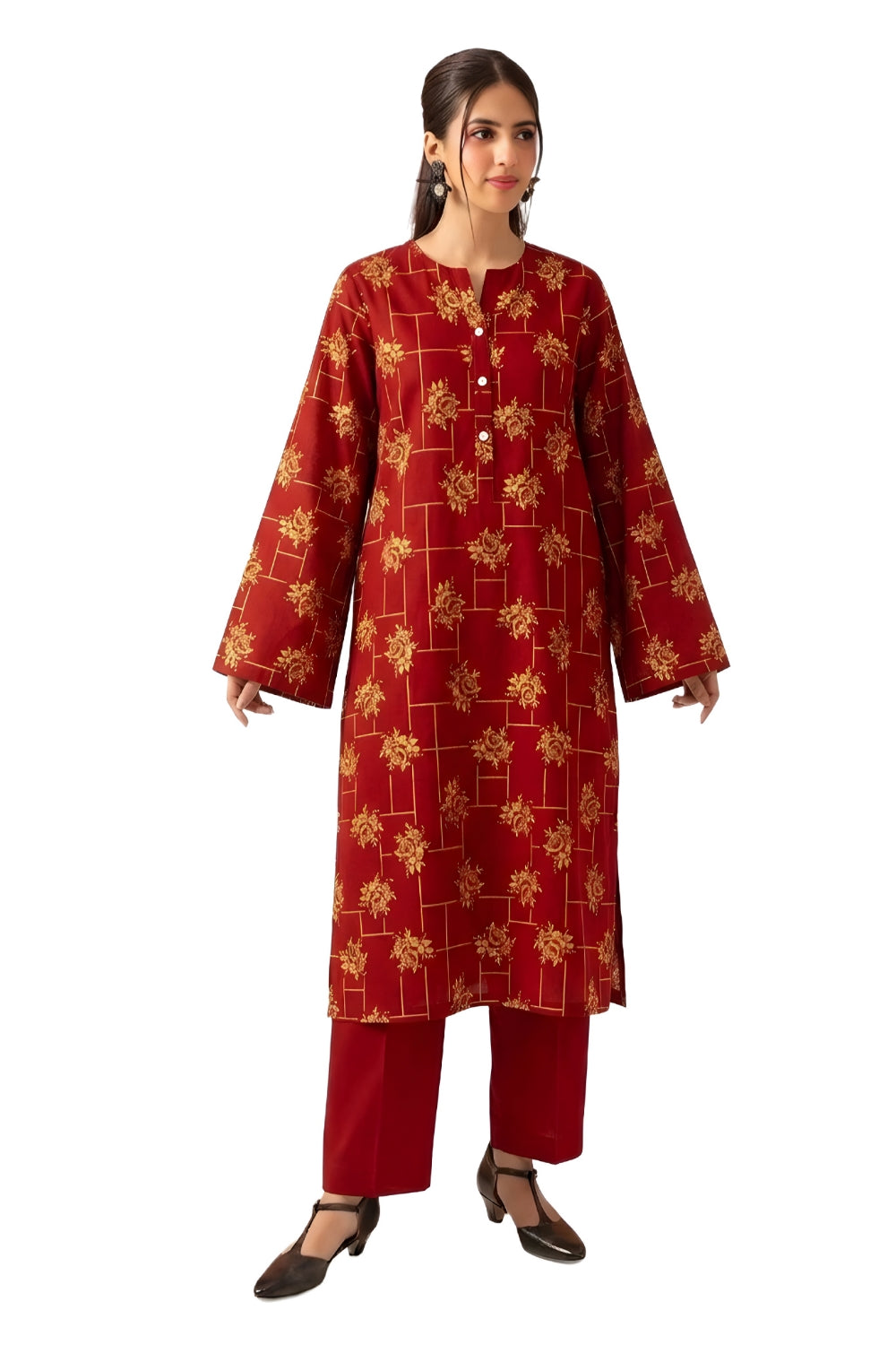 PREMIUM 2PC LAWN BRANDED UNSTITCHED 13