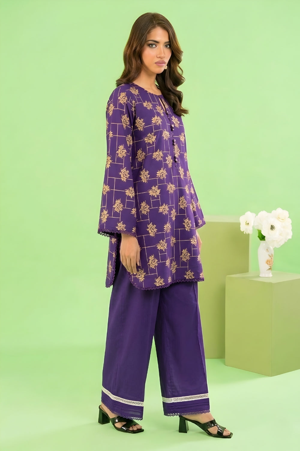 PREMIUM 2PC LAWN BRANDED UNSTITCHED 12