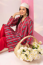 PREMIUM 2PC LAWN BRANDED UNSTITCHED 24